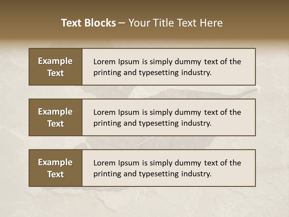 Fossilized Texture Macro PowerPoint Template