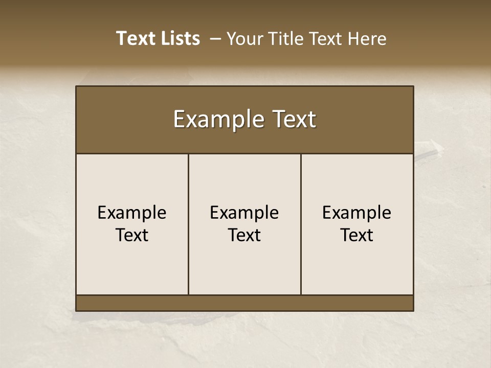 Fossilized Texture Macro PowerPoint Template