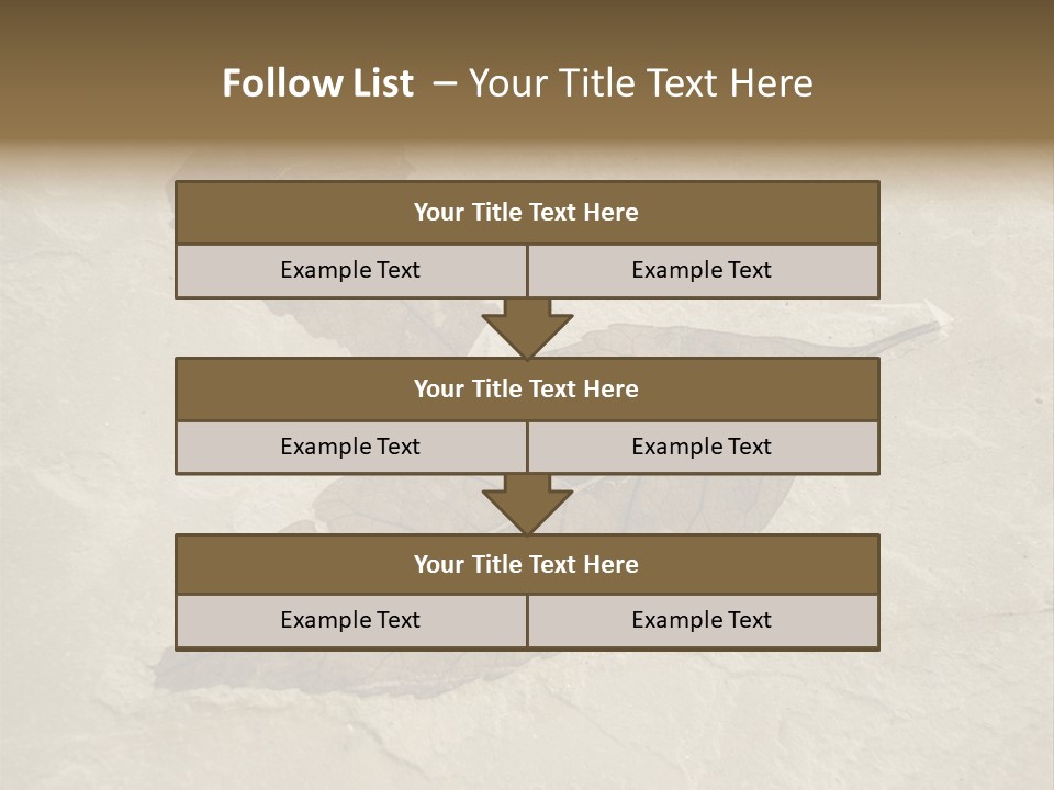 Fossilized Texture Macro PowerPoint Template