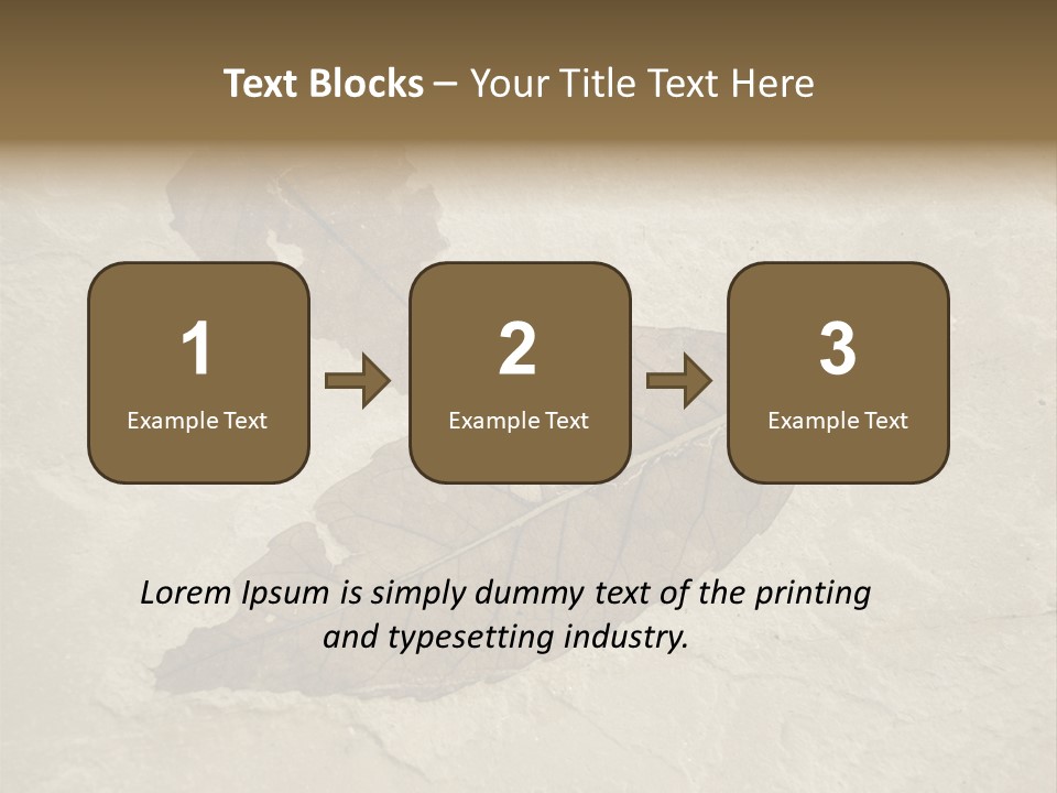 Fossilized Texture Macro PowerPoint Template