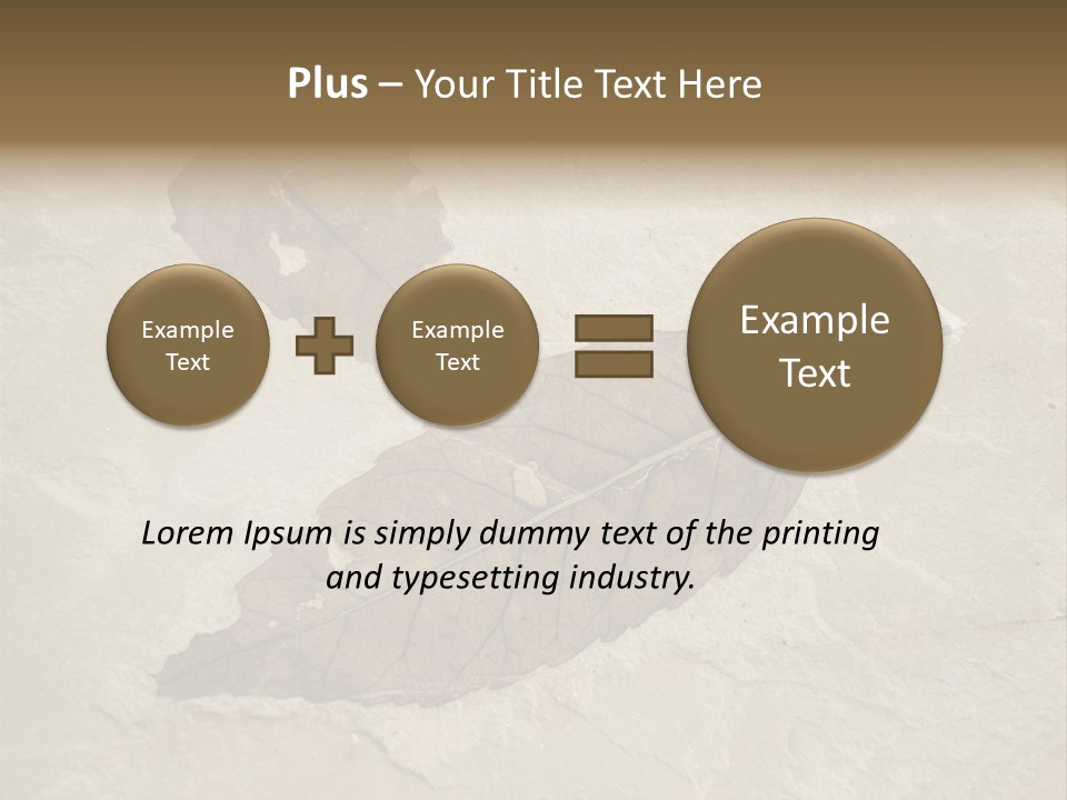 Fossilized Texture Macro PowerPoint Template