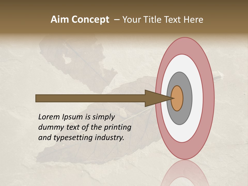 Fossilized Texture Macro PowerPoint Template