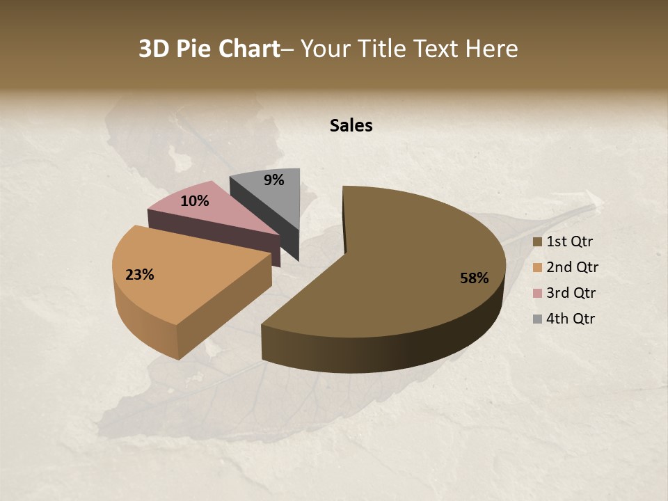 Fossilized Texture Macro PowerPoint Template