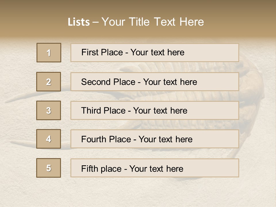 Geology Prehistoric Animal PowerPoint Template