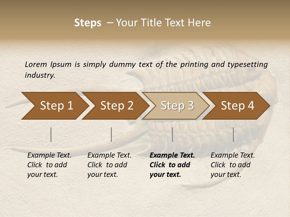 Geology Prehistoric Animal PowerPoint Template