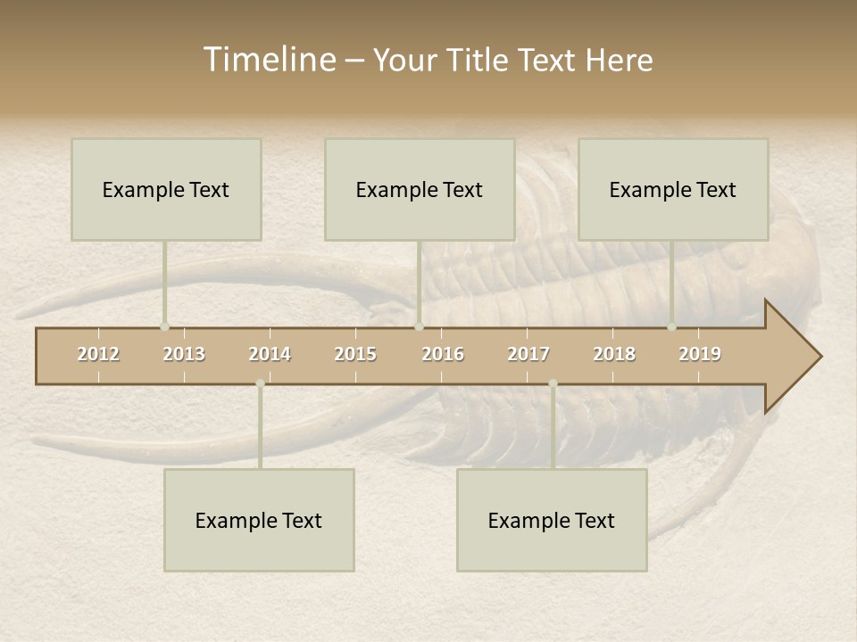 Geology Prehistoric Animal PowerPoint Template