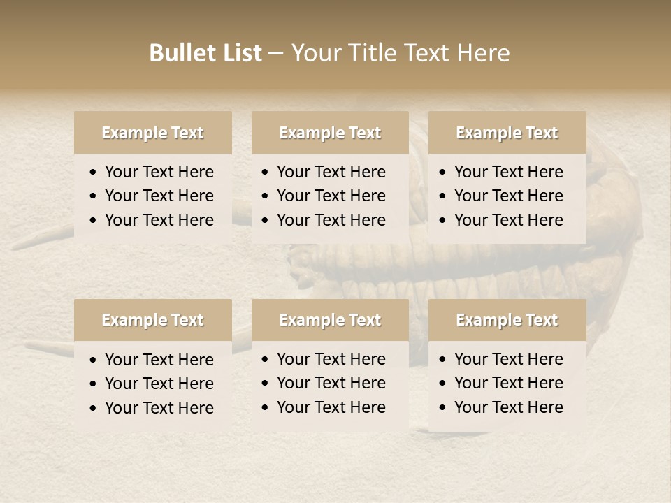 Geology Prehistoric Animal PowerPoint Template