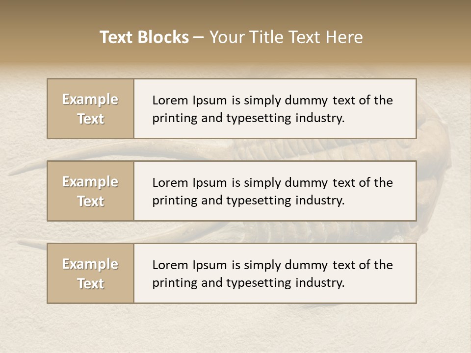Geology Prehistoric Animal PowerPoint Template