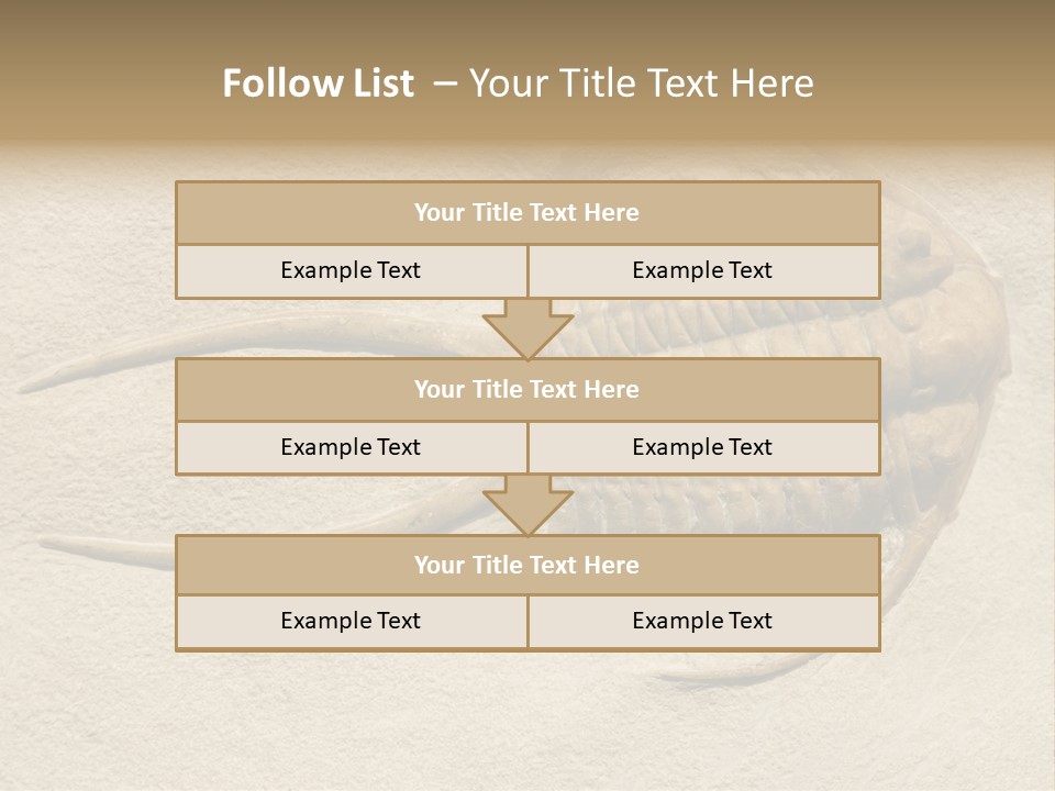 Geology Prehistoric Animal PowerPoint Template
