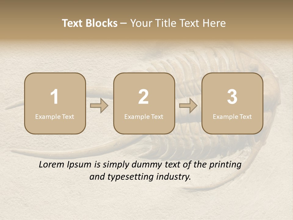 Geology Prehistoric Animal PowerPoint Template