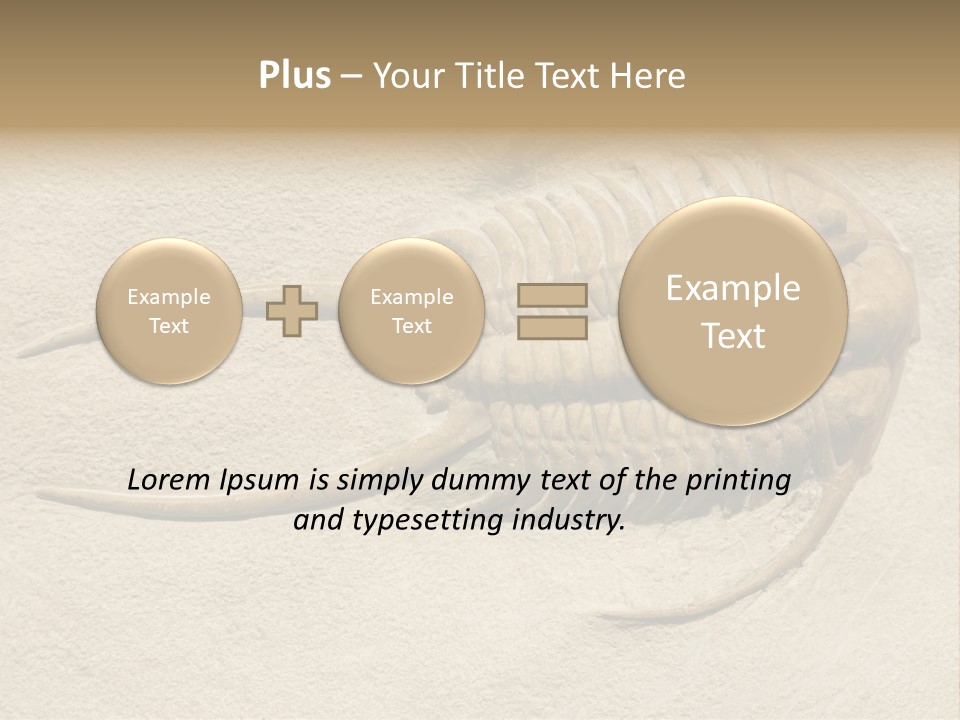 Geology Prehistoric Animal PowerPoint Template