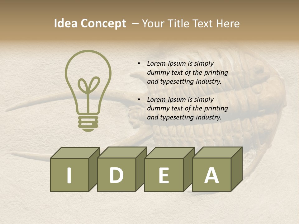 Geology Prehistoric Animal PowerPoint Template