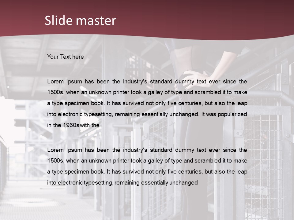 Sexy Dark Smoky PowerPoint Template