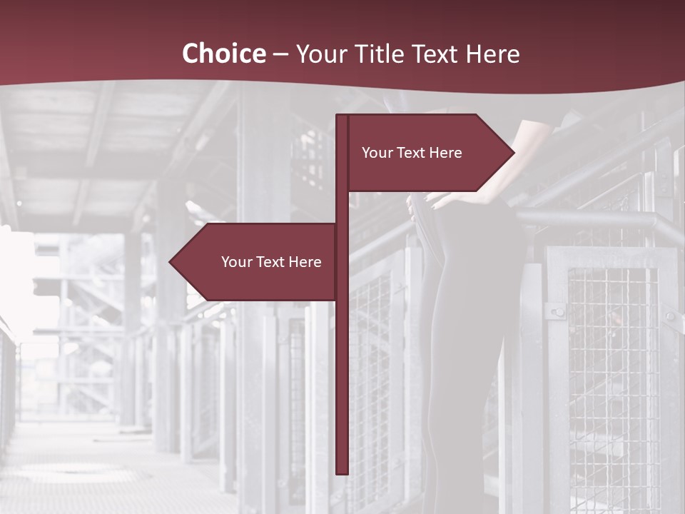 Sexy Dark Smoky PowerPoint Template