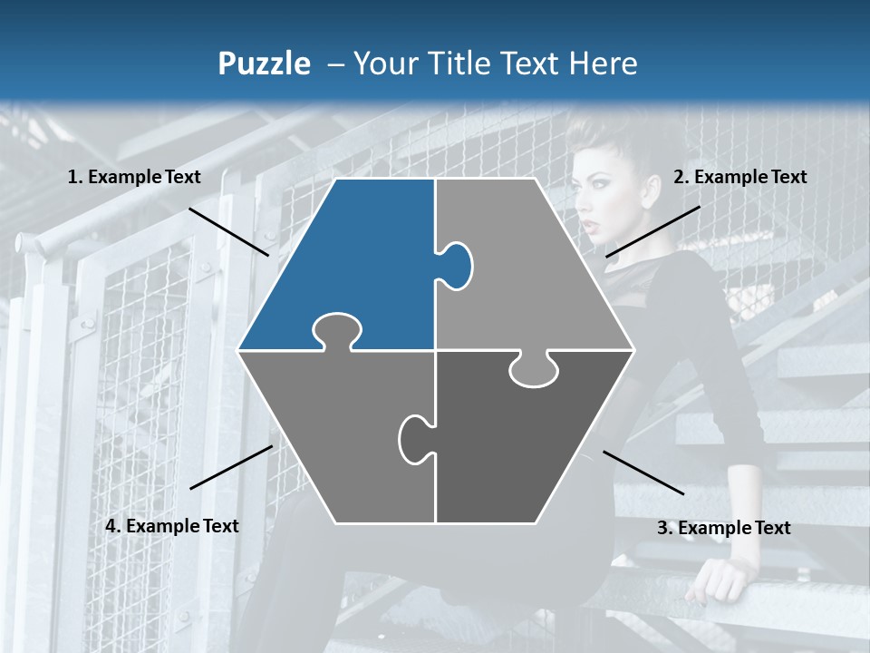 Adult Black Body PowerPoint Template