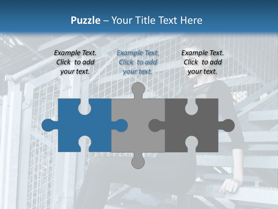 Adult Black Body PowerPoint Template