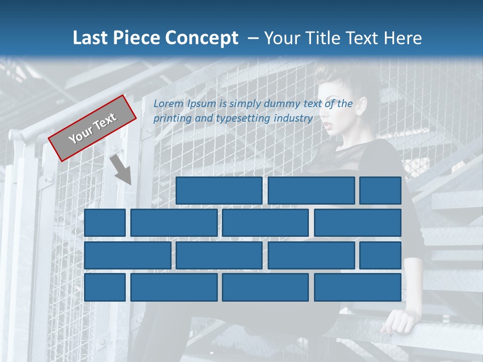 Adult Black Body PowerPoint Template