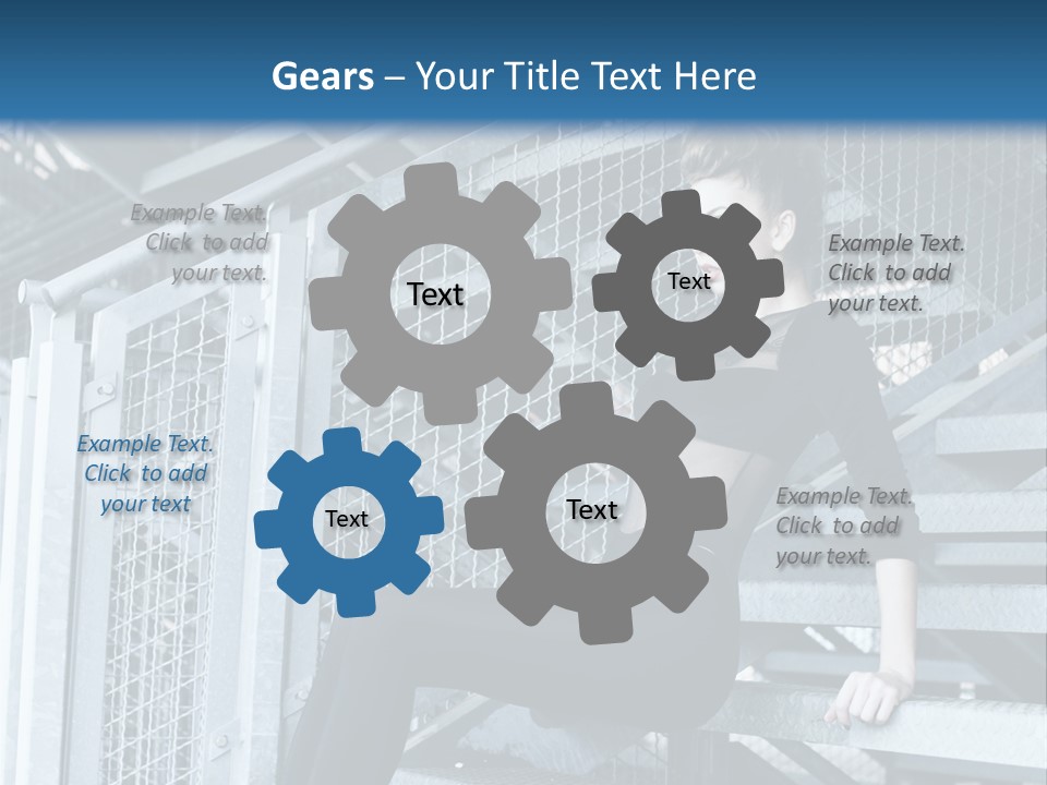 Adult Black Body PowerPoint Template