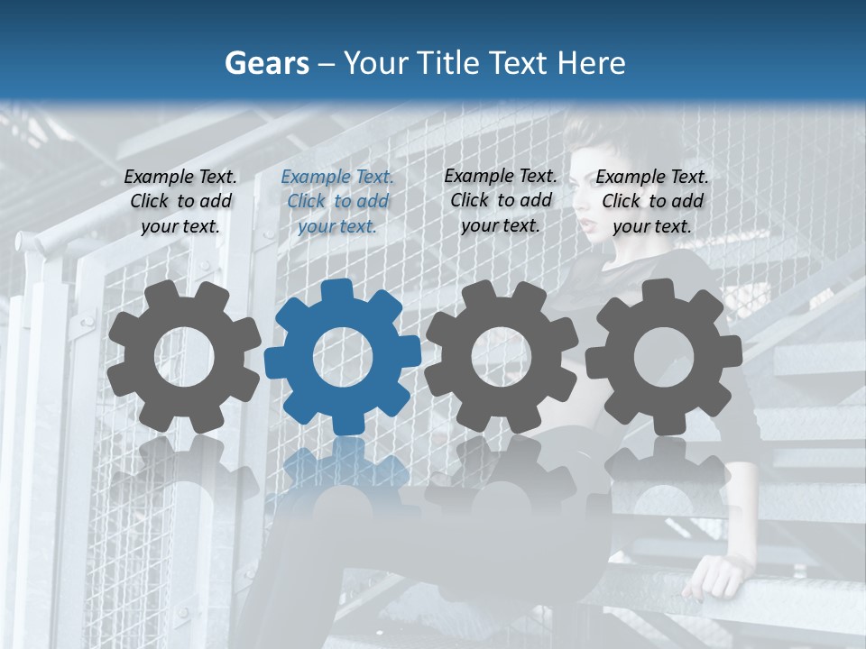 Adult Black Body PowerPoint Template