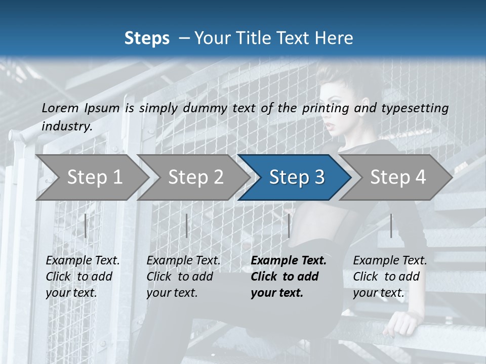 Adult Black Body PowerPoint Template