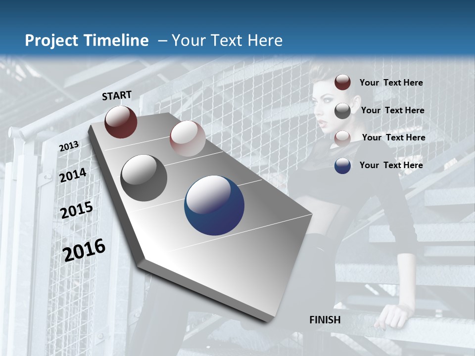 Adult Black Body PowerPoint Template