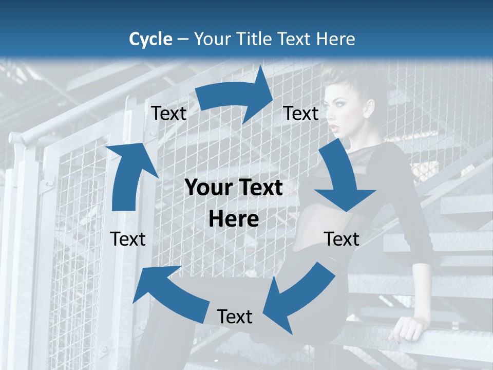 Adult Black Body PowerPoint Template