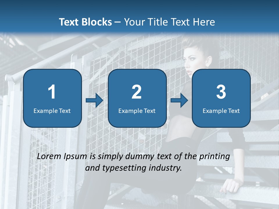 Adult Black Body PowerPoint Template