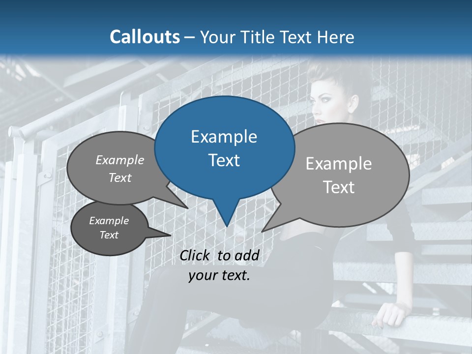 Adult Black Body PowerPoint Template
