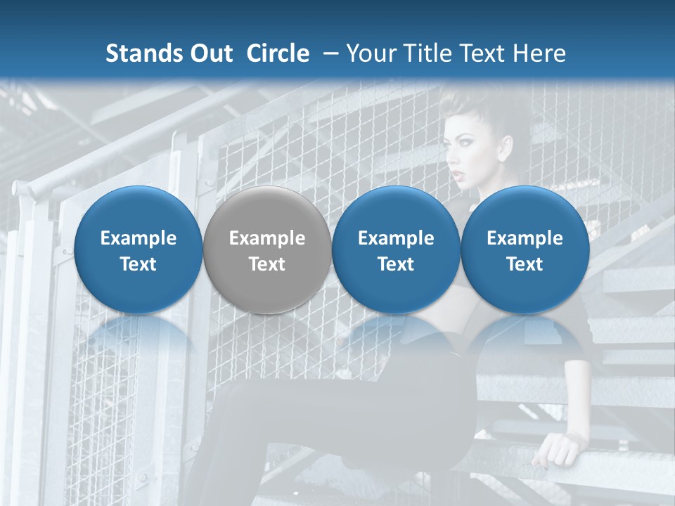 Adult Black Body PowerPoint Template