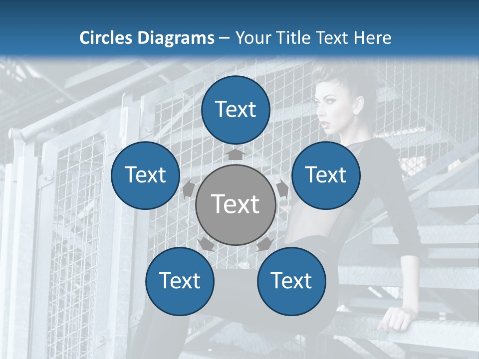 Adult Black Body PowerPoint Template