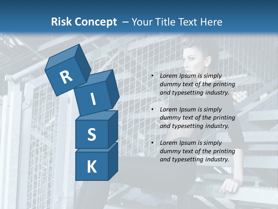 Adult Black Body PowerPoint Template