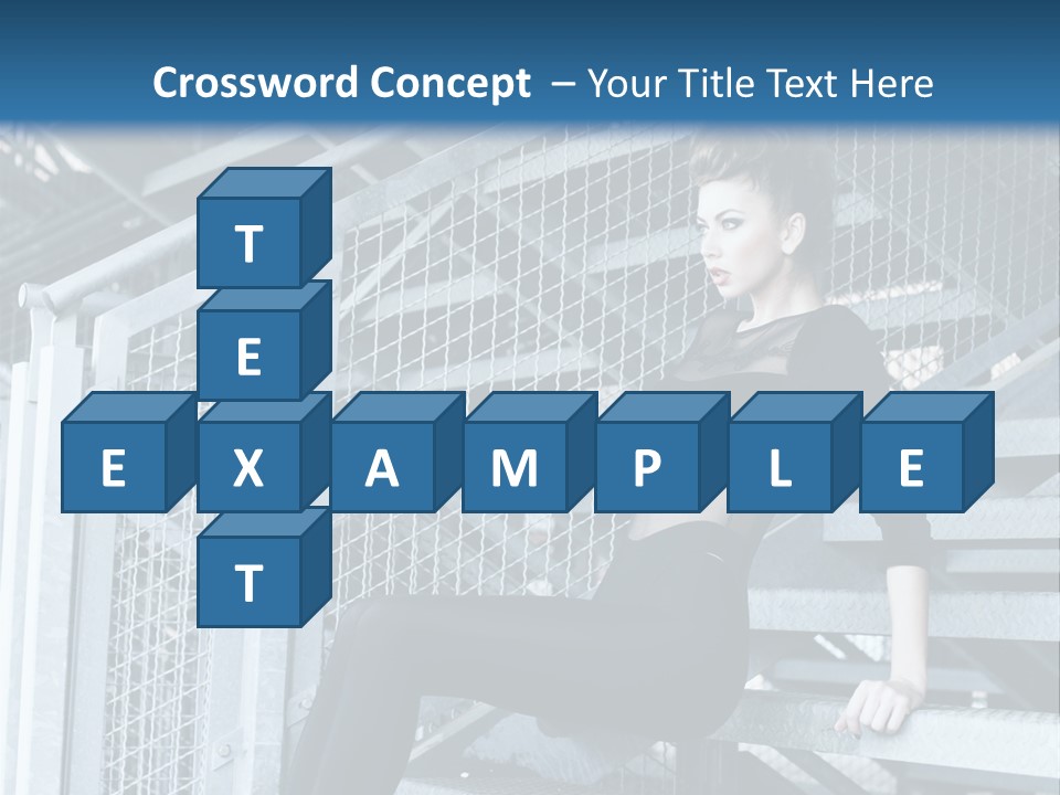 Adult Black Body PowerPoint Template