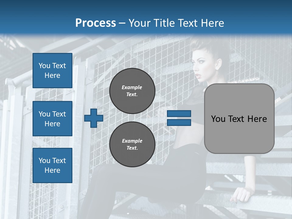 Adult Black Body PowerPoint Template