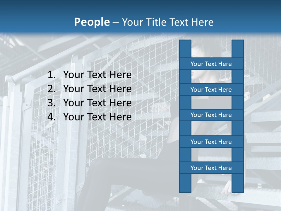 Adult Black Body PowerPoint Template