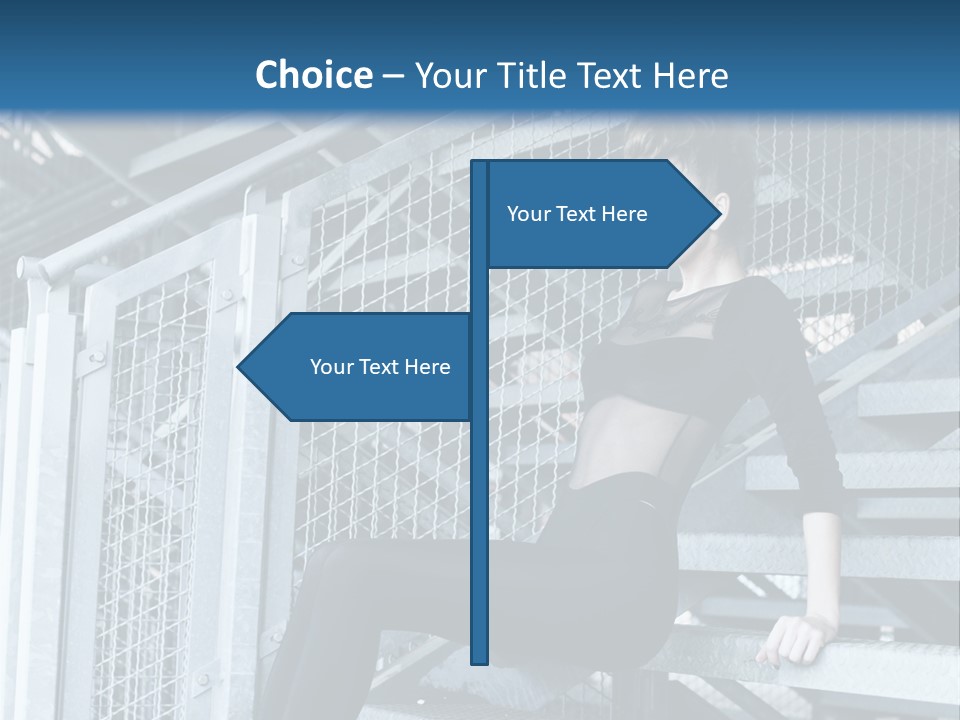 Adult Black Body PowerPoint Template