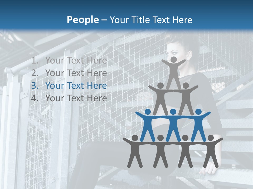 Adult Black Body PowerPoint Template