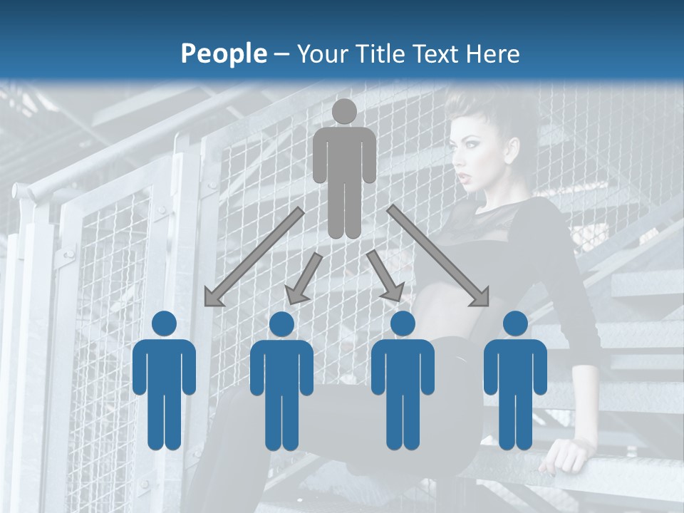 Adult Black Body PowerPoint Template