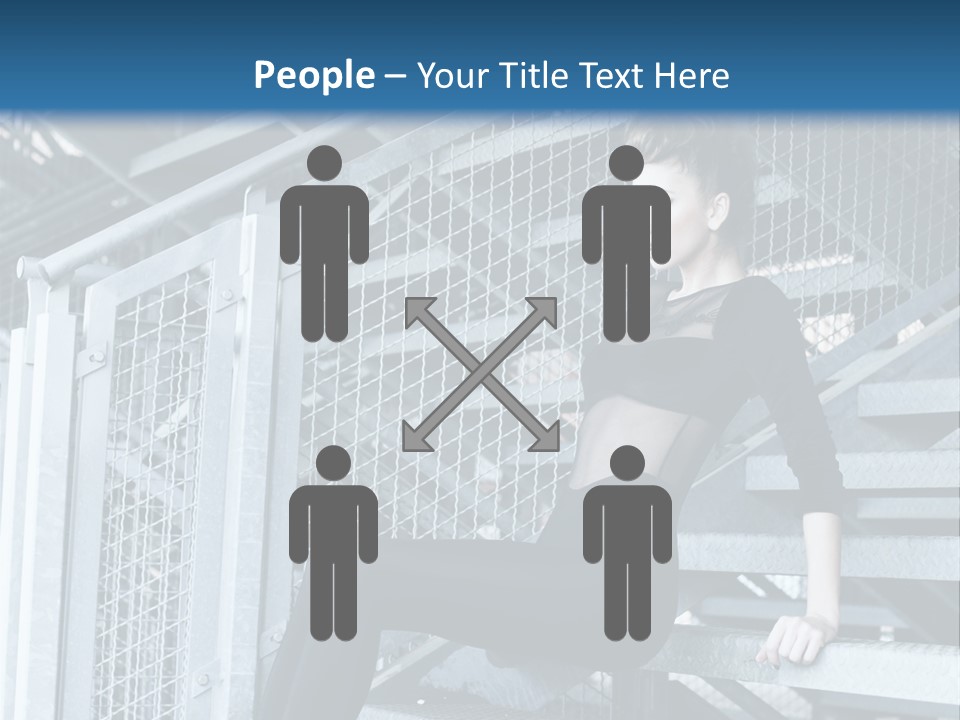 Adult Black Body PowerPoint Template