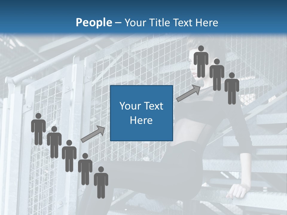 Adult Black Body PowerPoint Template