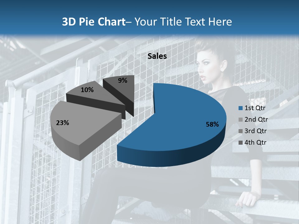 Adult Black Body PowerPoint Template