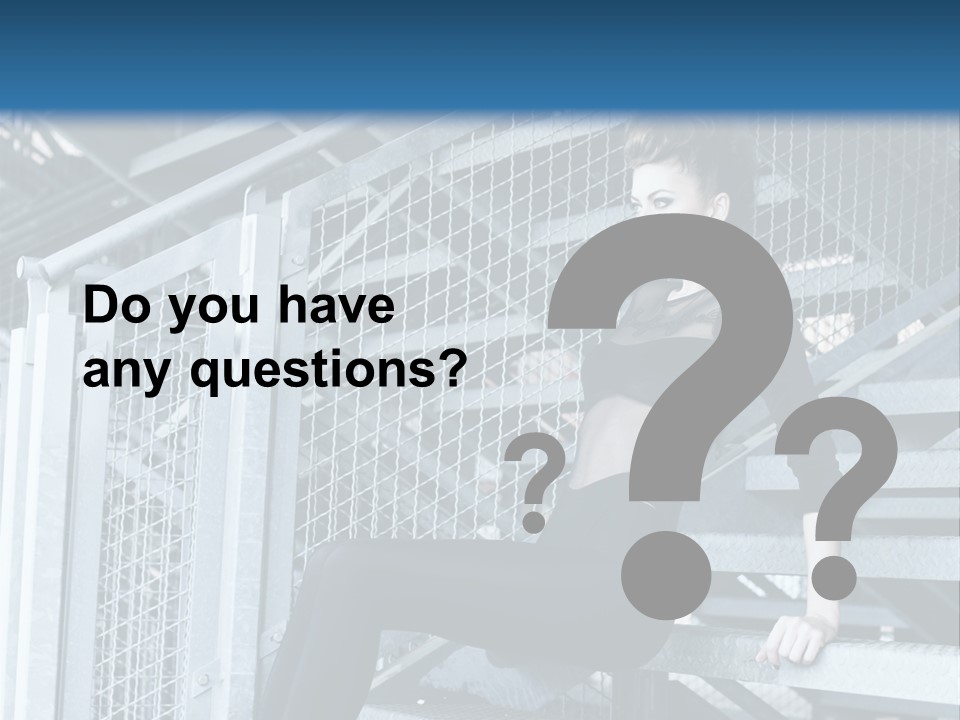 Adult Black Body PowerPoint Template