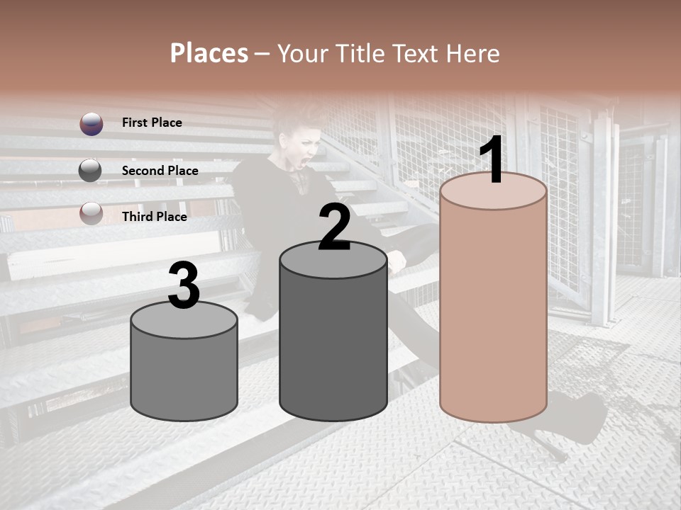 Woman Model Elegance PowerPoint Template