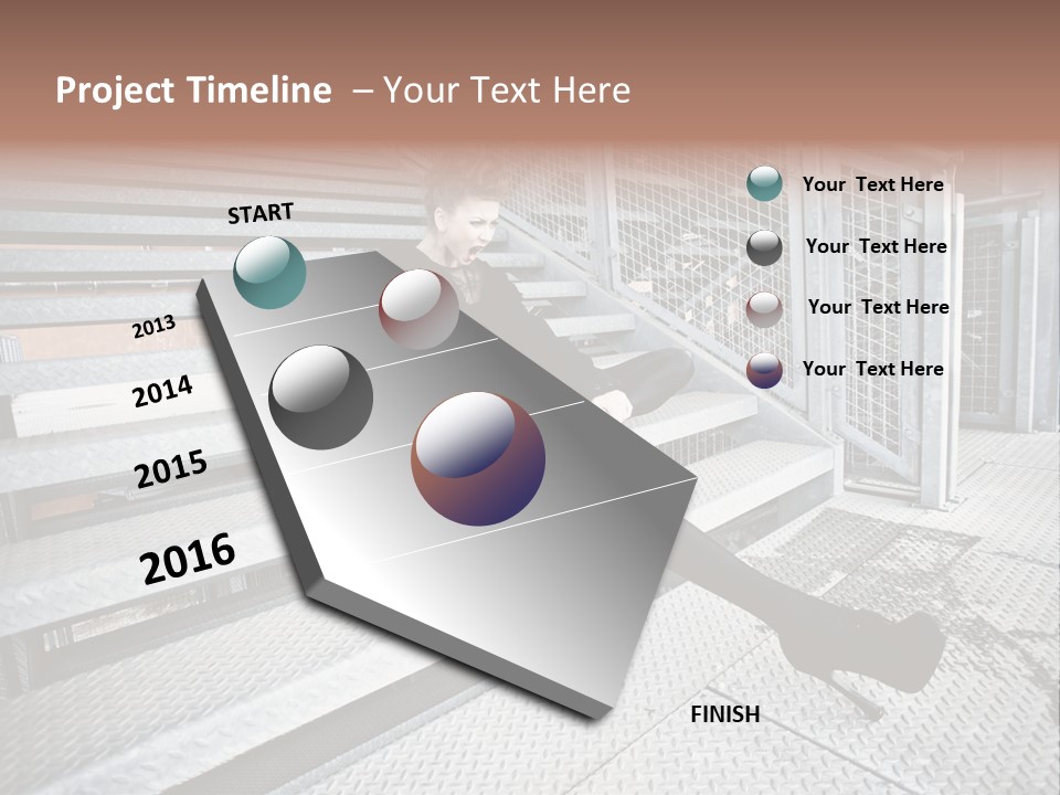 Woman Model Elegance PowerPoint Template