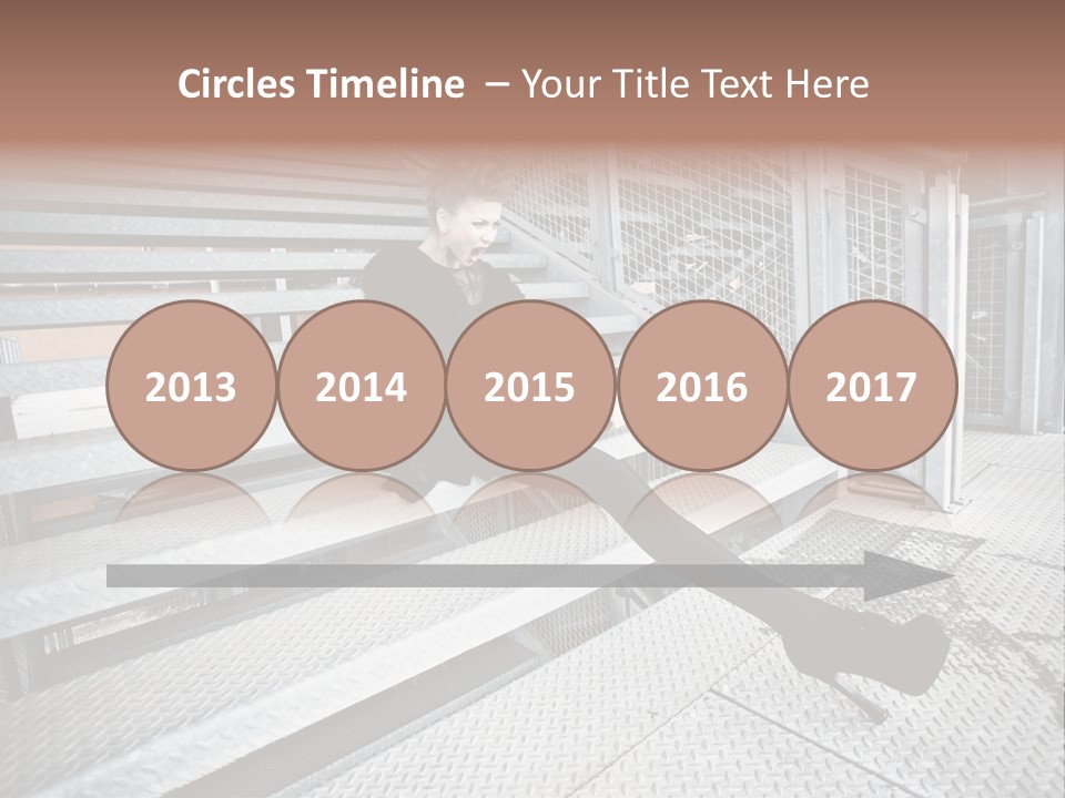 Woman Model Elegance PowerPoint Template