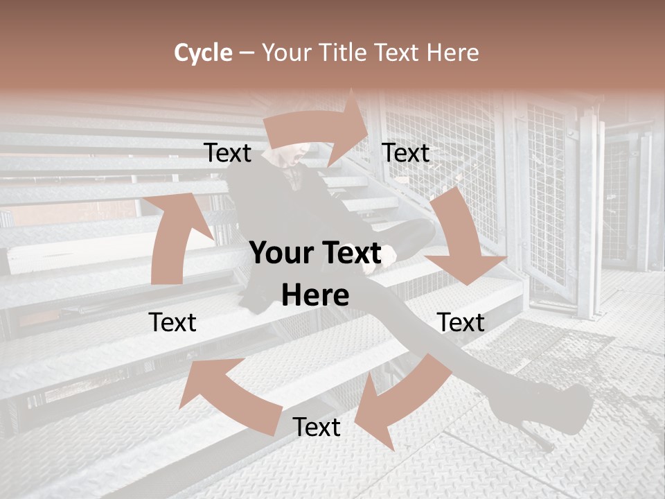 Woman Model Elegance PowerPoint Template