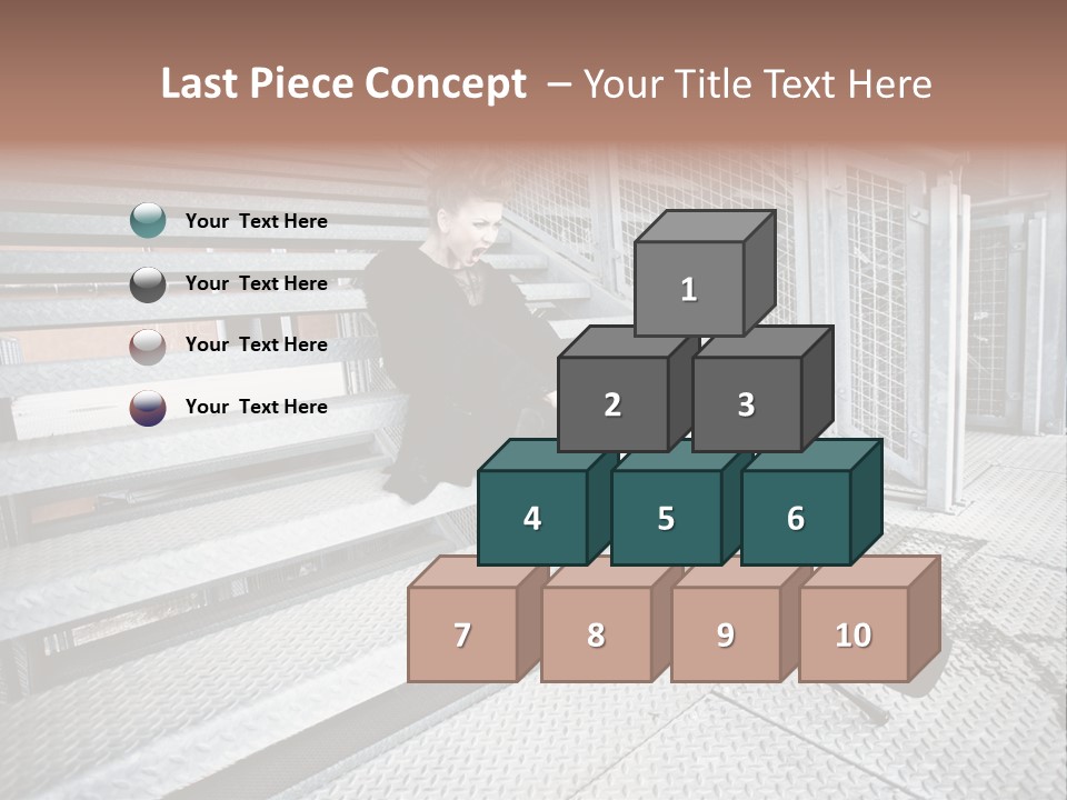 Woman Model Elegance PowerPoint Template