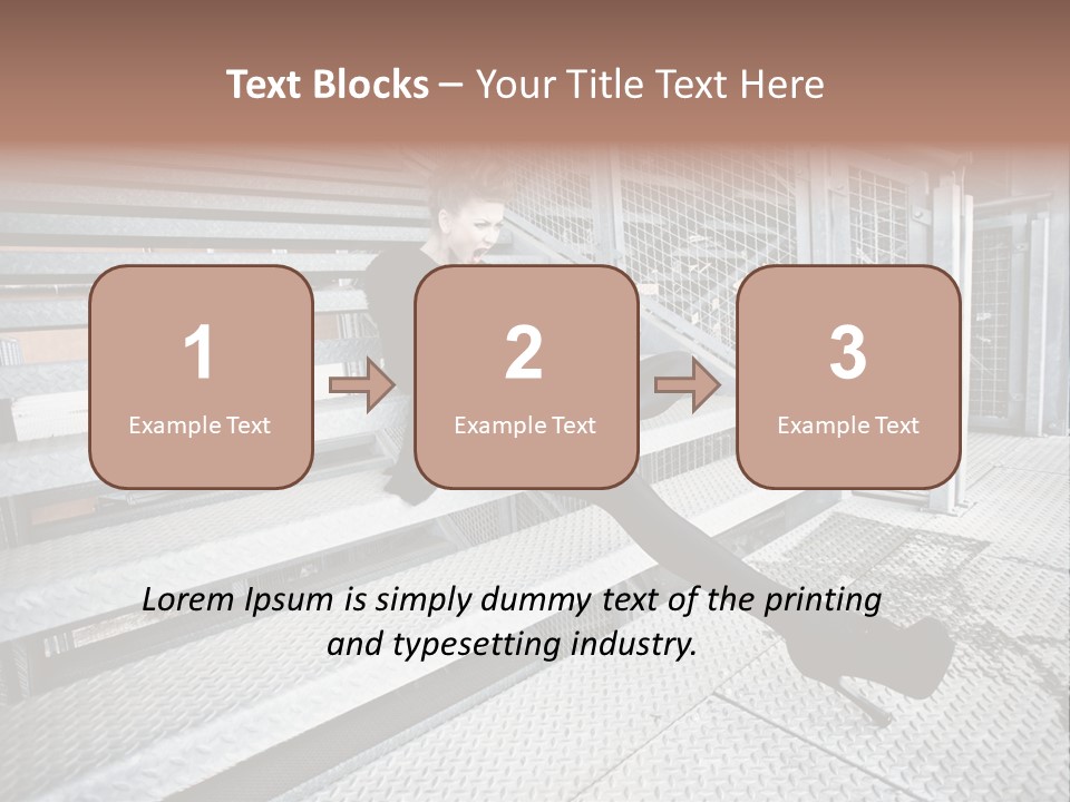 Woman Model Elegance PowerPoint Template