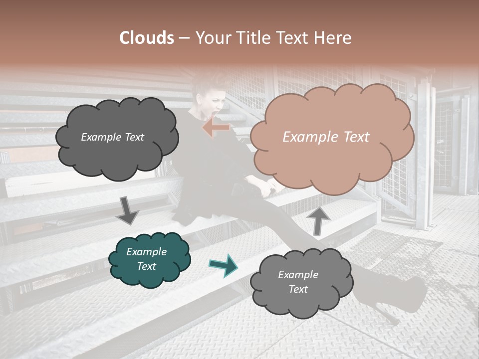 Woman Model Elegance PowerPoint Template