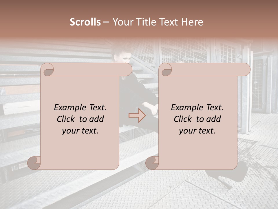 Woman Model Elegance PowerPoint Template