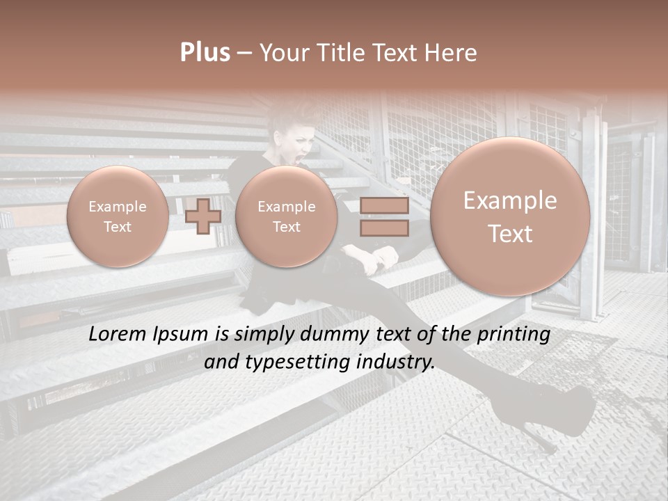 Woman Model Elegance PowerPoint Template